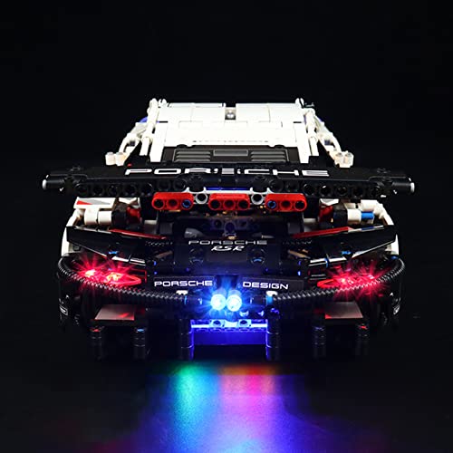 Xybuluerq Juego de luces LED compatible con Lego Porsche 911 RSR 42096 Race Car Building Set (solo luces, modelos Lego), juego de iluminación para Lego Technic 42096 modelo para adultos regalo