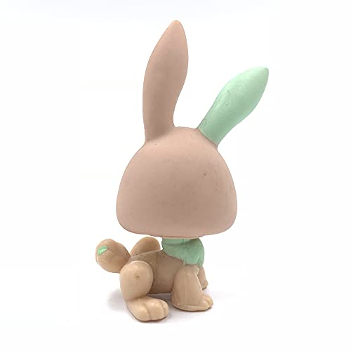 YJRIC LPS Animal Pet Shop Juguetes Conejo con Linda Figura Verde Regalo Encantador para niños y Regalos