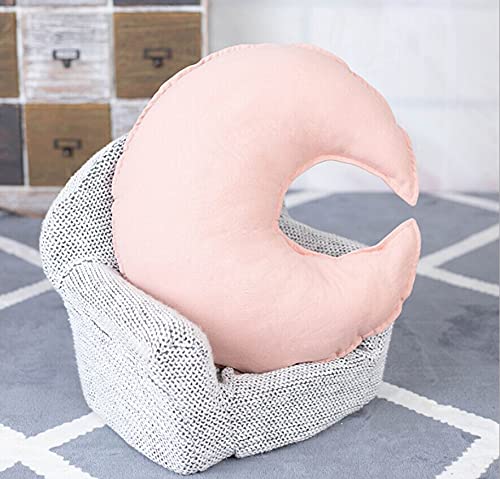 YMQKX 38 CM / 52 CM Simple Almohada de Luna de Estilo nórdico bebé durmiendo Creativo cojín de Barco Regalo de cumpleaños Juguetes muñecas 52 CM Styled