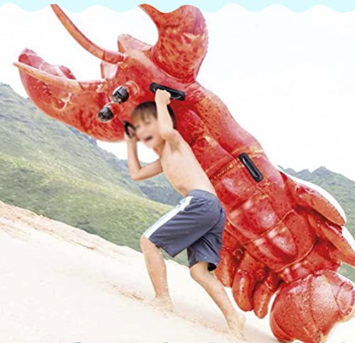 YSPS Flotadores de la Piscina de Langosta Grandes inflables Gigantes, Divertidos flotadores de la Playa, Juguetes de la Fiesta de natación, Islas de la Piscina, Salones d