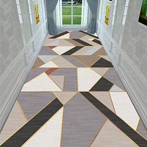 YUEDAI Pasillo Corredor Alfombra, Antideslizante Alfombras Perfecto for Puerta de Entrada Hall de Entrada Cocina de alfombras, 60cm / 90cm / 110cm Ancho (Color : Multi-Colored, Size : 120x400cm)